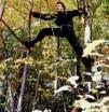 Soke Verkerke demonstrates tree walking 1988