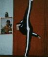 2 Pictures - 1984 Soke Verkerke stretching Hombu Dojo 91 Water St. (s) Cambridge